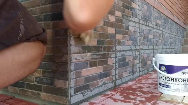 Затирка цоколя плиточным клеем смотреть онлайн