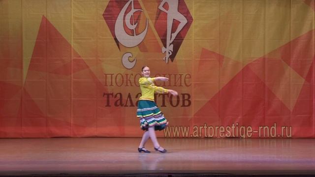 Народный танец. Исполняет Кийко Мария Александровна.