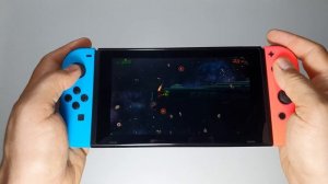 Hyperdrive Massacre Nintendo Switch handheld gameplay