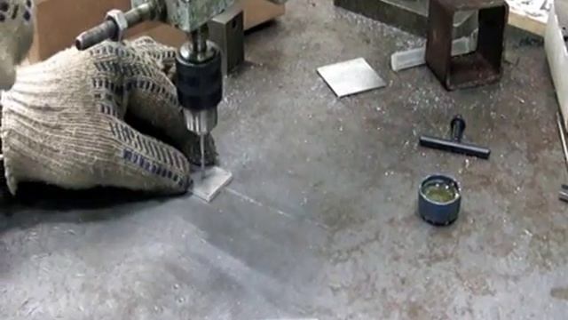 Сверление отверстий в стальном металле смотреть онлайн