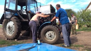 Установка движка МТЗ-80