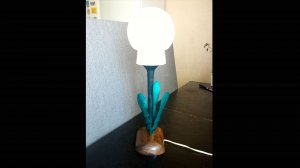 Светильник-Одуванчик. Работа по дереву