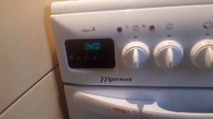 встановлення годинника на газовій плиті Mastercook
