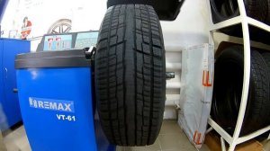 Проверка на балансировочном станке шин Yokohama GEOLANDAR I/T-S  225/65R17