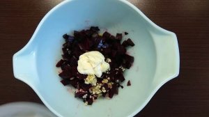 Свекольный салат . Греческая кухня
