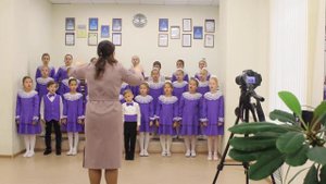 Младший хор хорового коллектива "Вдохновение" г. Тюмень. Е. Раздолина "Детский рисунок".