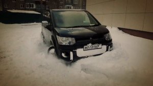 Mitsubishi  Delica D:5 по снегу