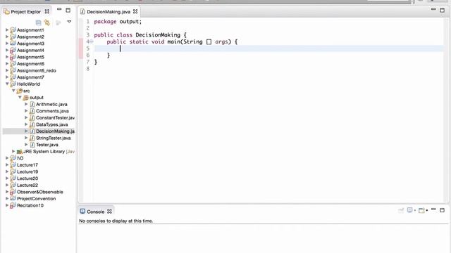 Java Tutorial - If Statements