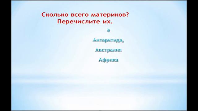 IV четверть, Естествознание 4 класс 1 урок