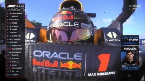 Max Verstappen winning radio Brazilian GP 2023