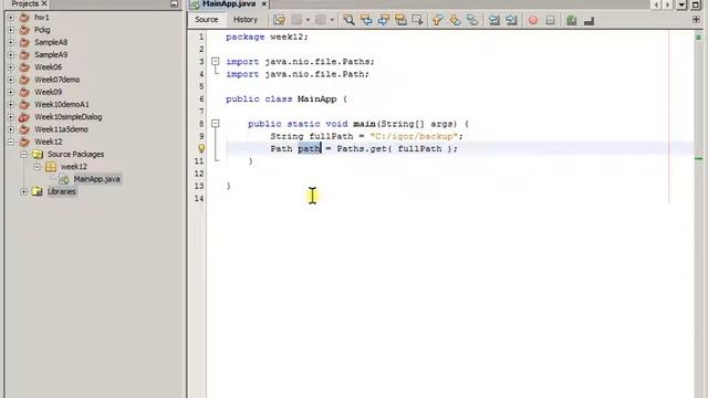Week 12 Paths and files Part 3 смотреть онлайн