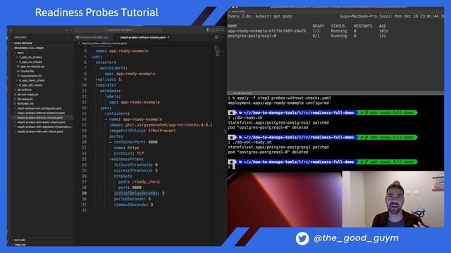 Kubernetes Readiness Probes Hands-on Workshop смотреть онлайн