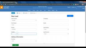 How to create a new lead  in ServiceFolder | Field Service CRM | Service Folder