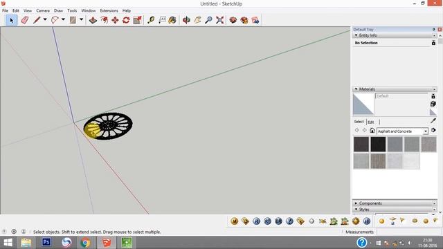 SketchUp Tutorial : How to convert 2D image into 3D in 5 min смотреть онлайн