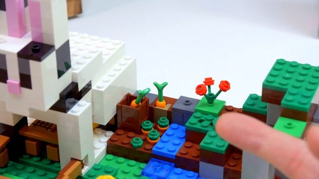 LEGO MINECRAFT 2022 - КРАСНЫЙ КРИПЕР ГОРИТ