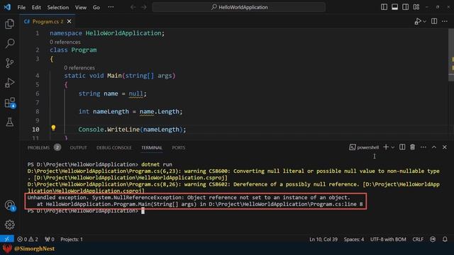 C# Tutorial - Basic - 066 - Null Conditional Operator смотреть онлайн