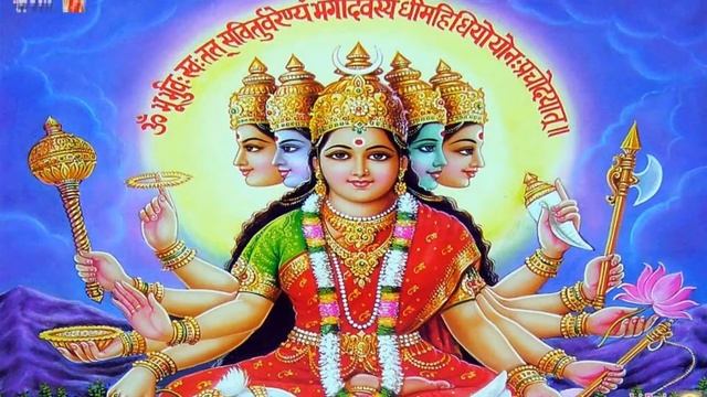 Gayatri Mantra A powerful Spiritual Mantra Om bhur bhuva swaha 108 Times смотреть онлайн