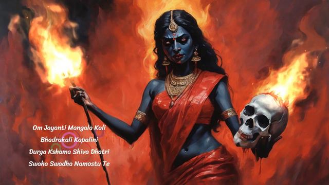 Mahakali Mantra with lyrics | Om Jayanti Mangala Kali