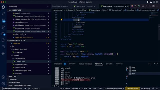 [Laravel Tutorial] Integrate Vue3 UI Framework ElementPlus with Laravel 9