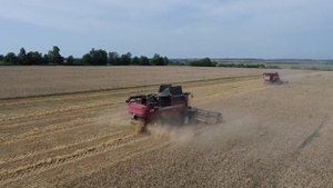 Комбайн GS2124 на уборке урожая