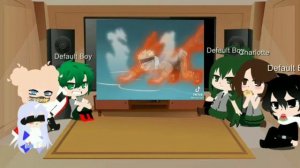 рекцая моя геройская академия на Наруто