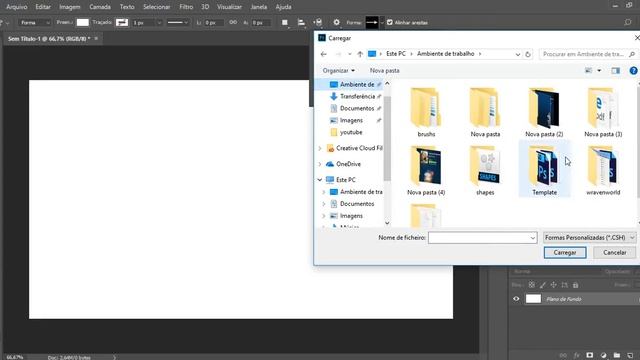 Tutorial Photoshop: Como instalar Shapes + um Pack FREE para download смотреть онлайн