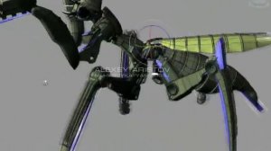Робот богомол. 3D анимация