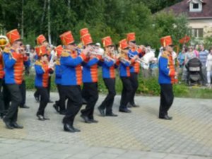 Парад оркестров в Новоуральске 2014