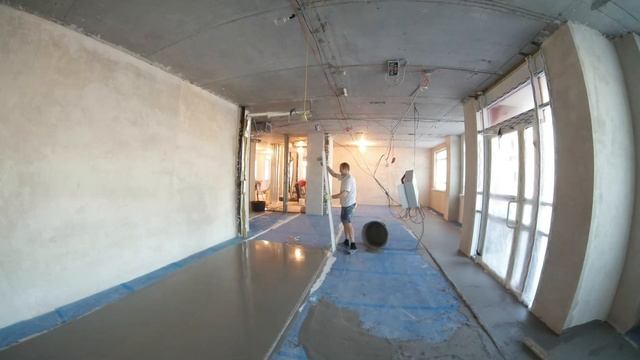 Заливка пола. Как залить пол. Наливной пол Ветонит Фаст Левел. смотреть онлайн