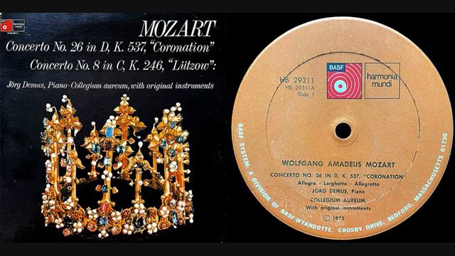 Mozart / Jorg Demus, 1971: Piano Concerto No 26 in D major K. 537 (Original 1790 Fortepiano) смотреть онлайн