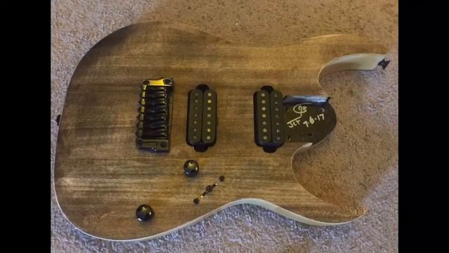 Custom Ibanez 7 String Refinish and upgrades Seymour Duncan Sentient/Nazgul смотреть онлайн