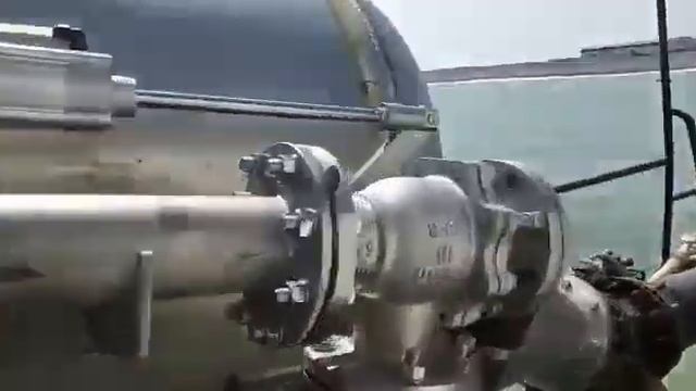 Работа насоса для перекачки рыбы (рыбонасоса)
