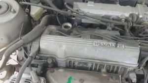 Работа контрактного двигателя 4S-FE 23т.км.