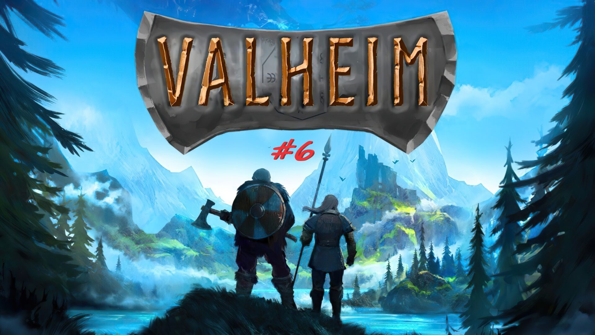 Valheim #6 - очаг и кров в лагере)