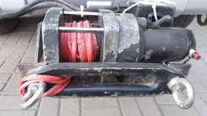 наматываем трос лебёдки по быстрому