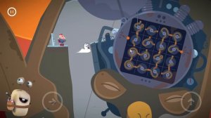 Собачка Мимпи спешит на помощь пришельцам в мульт игре Mimpi Dreams