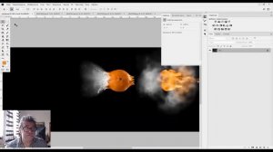 4. Photoshop. Стреляем на вылет из пистолета по мандаринам