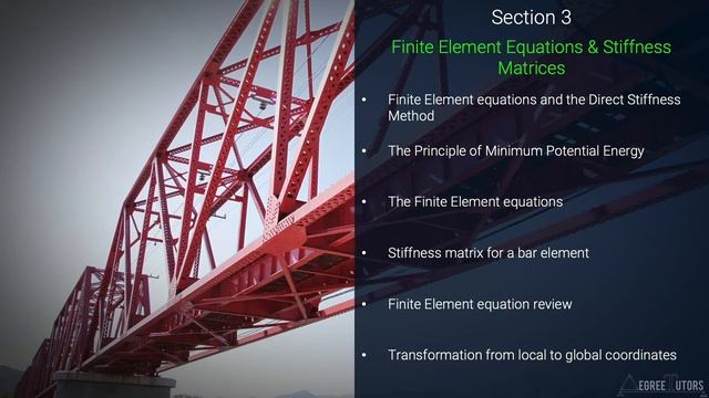 [5/8] Finite Element Equations and Stiffness Matrices смотреть онлайн