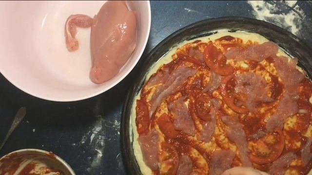 КАК ПРИГОТОВИТЬ ПИЦЦУ/ВКУСНЫЙ РЕЦЕПТ ПИЦЦЫ !!! ДОМАШНИЙ  РЕЦЕПТ ПРИГОТОВЛЕНИЯ ПИЦЦЫ!!!