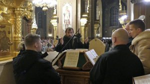 Тропарь праздника Рождества Христова. Хор Николо-Угрешского монастыря. Регент Олег Василенко