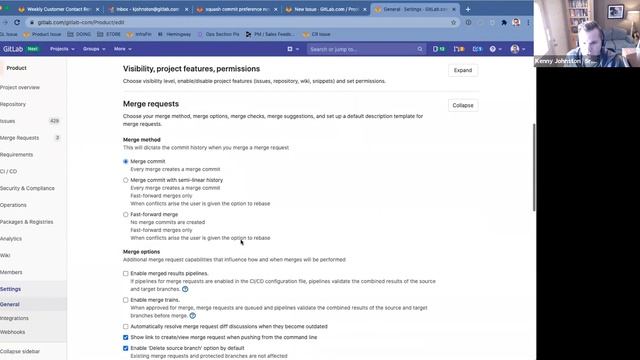 Squash Commits Settings not honored when creating MR from Issue - Bug Reproduction смотреть онлайн