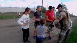 ❤?? Российский солдат и дети.