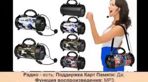 Громкие Портативные Колонки bluetooth с флешкой и радио с Алиэкпресс