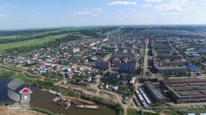 Аэросъемка города Вятские Поляны (Кировская область)