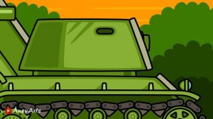 Returning of KV-44. Super Mutants. Steel Monsters. Cartoons About Tanks