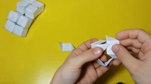 Как сделать из бумаги антистресс куб бесконечности