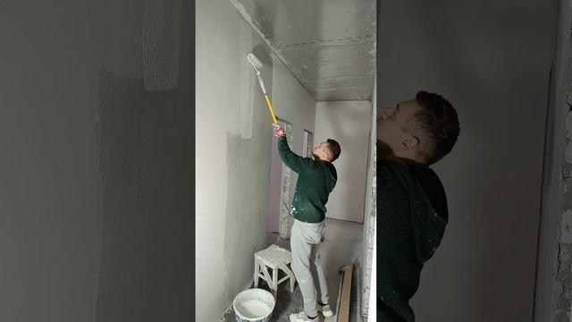 Шпаклёвка стен. Механический способ против обычного Шпателя. Шпаклёвка под покраску . Ремонт