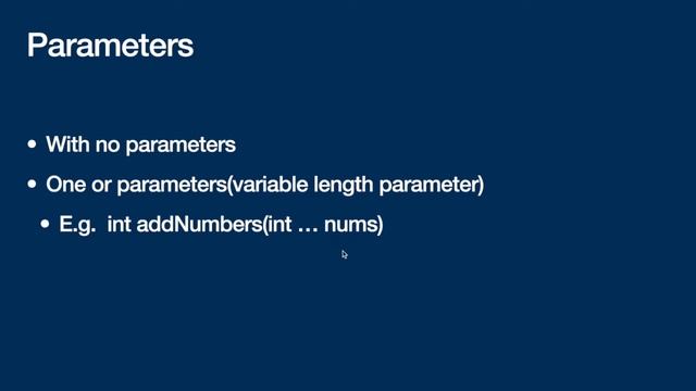 Java Programming 09 Java Methods