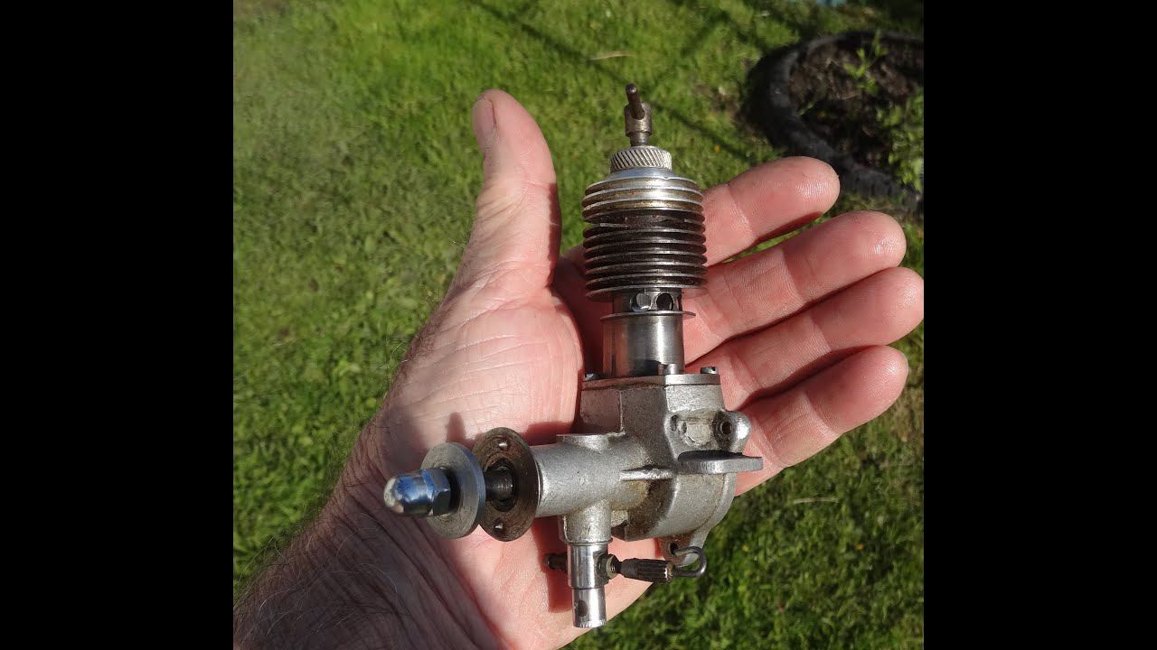 Заводим авиамодельный моторчик ,,К-16,, компрессионный смотреть онлайн