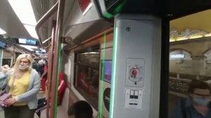 Видео от подписчика. Кольцевая линия метро. 81-775/776/777 "Дейна". Курская - Проспект Мира.